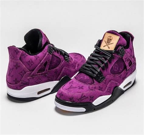 Louis Vuitton custom jordan 4